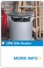 LPG Site Heater