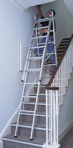 Ladders For Decorating Hallway And Stairs ...