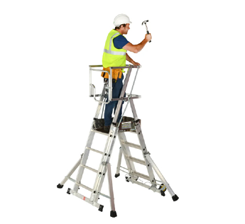 Adjustable Safety Platform Steps